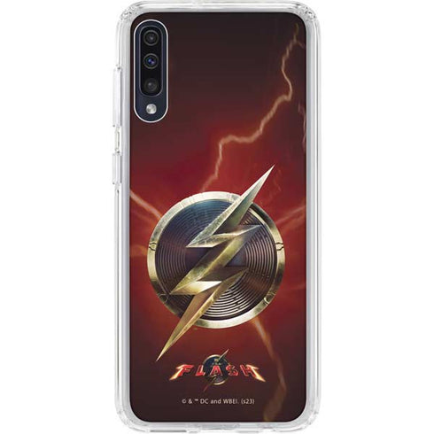 DC Comics The Flash Movie: Logo Poster Galaxy A50 Clear Case